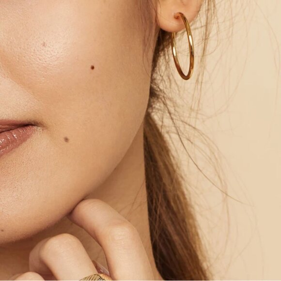 Oradina Everything Hoops - Solid Gold 10K - Picture 3 of 5